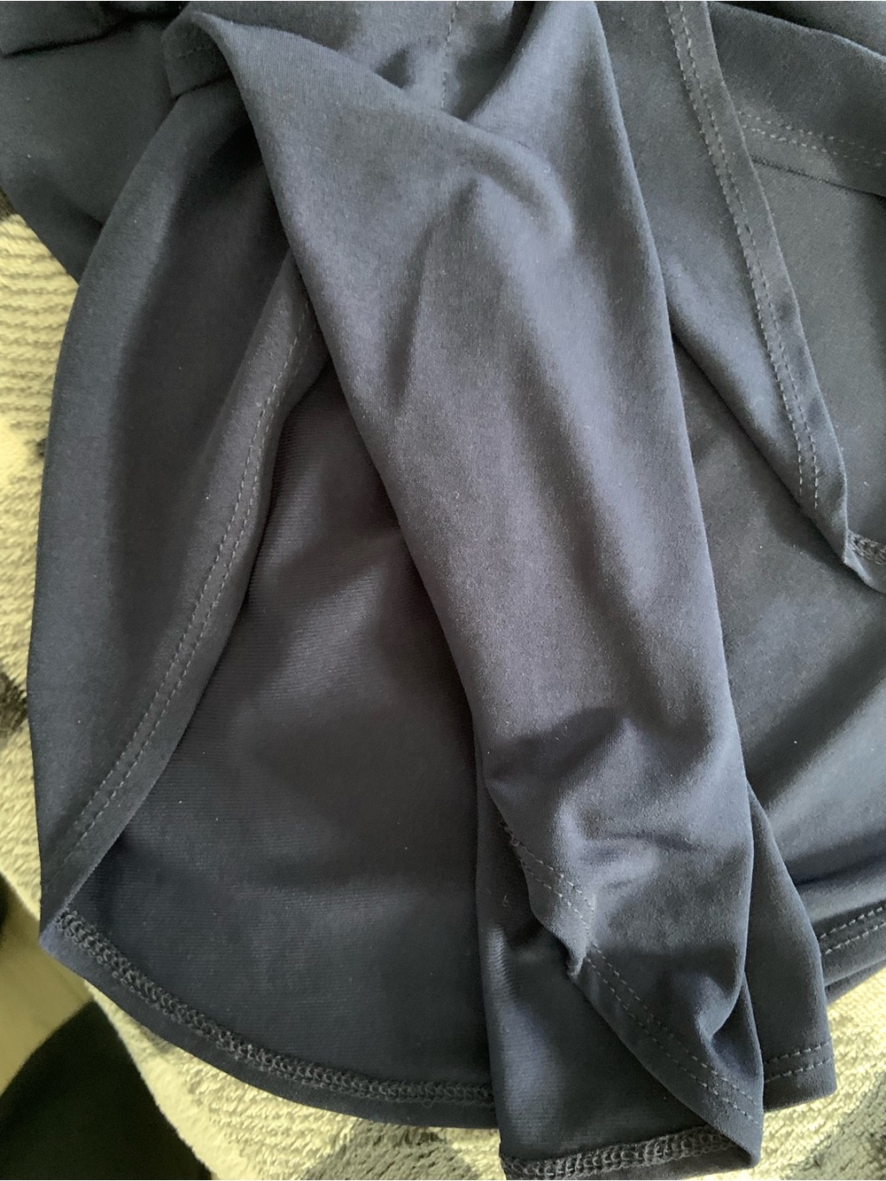 Susan Graver navy top 3X - Picture 4 of 4